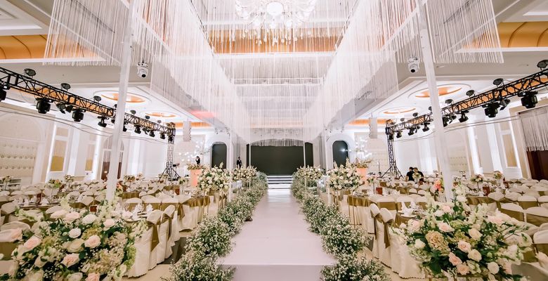 Eros Palace grand white banquet hall