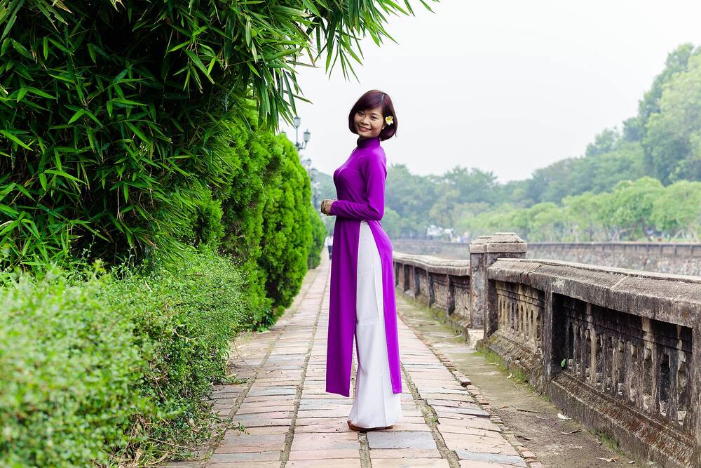 Classic silk áo dài