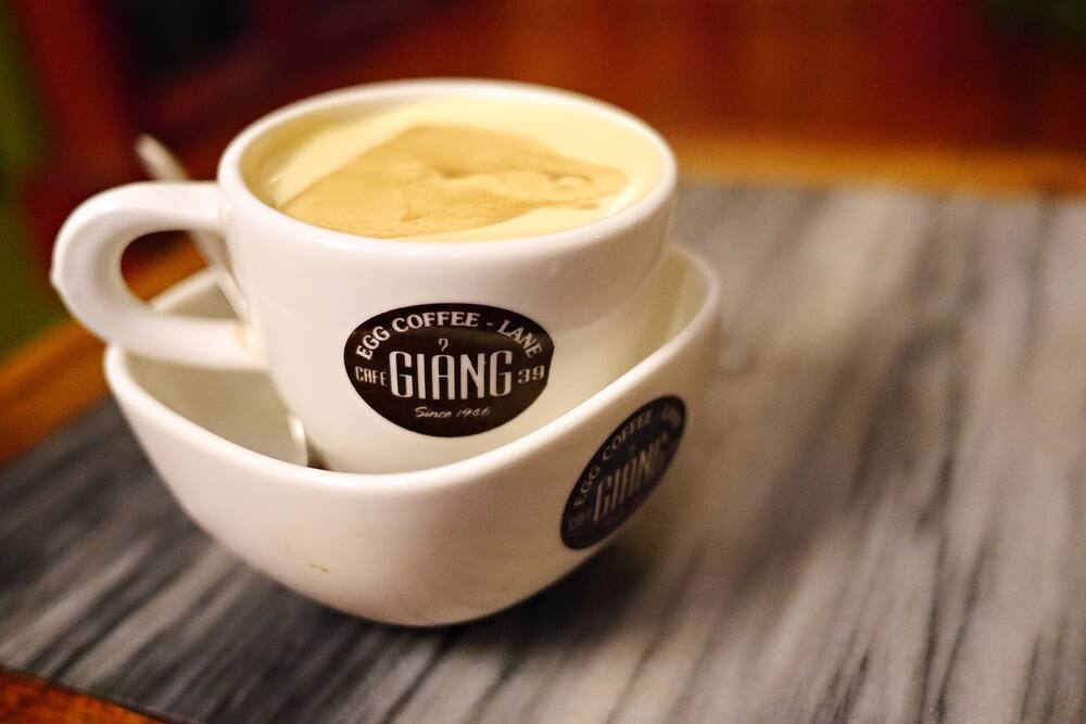 Cà phê trứng · egg coffee
